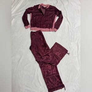 Ultra Rare Vintage Victorias Secret Satin Cargo Tracksuit
